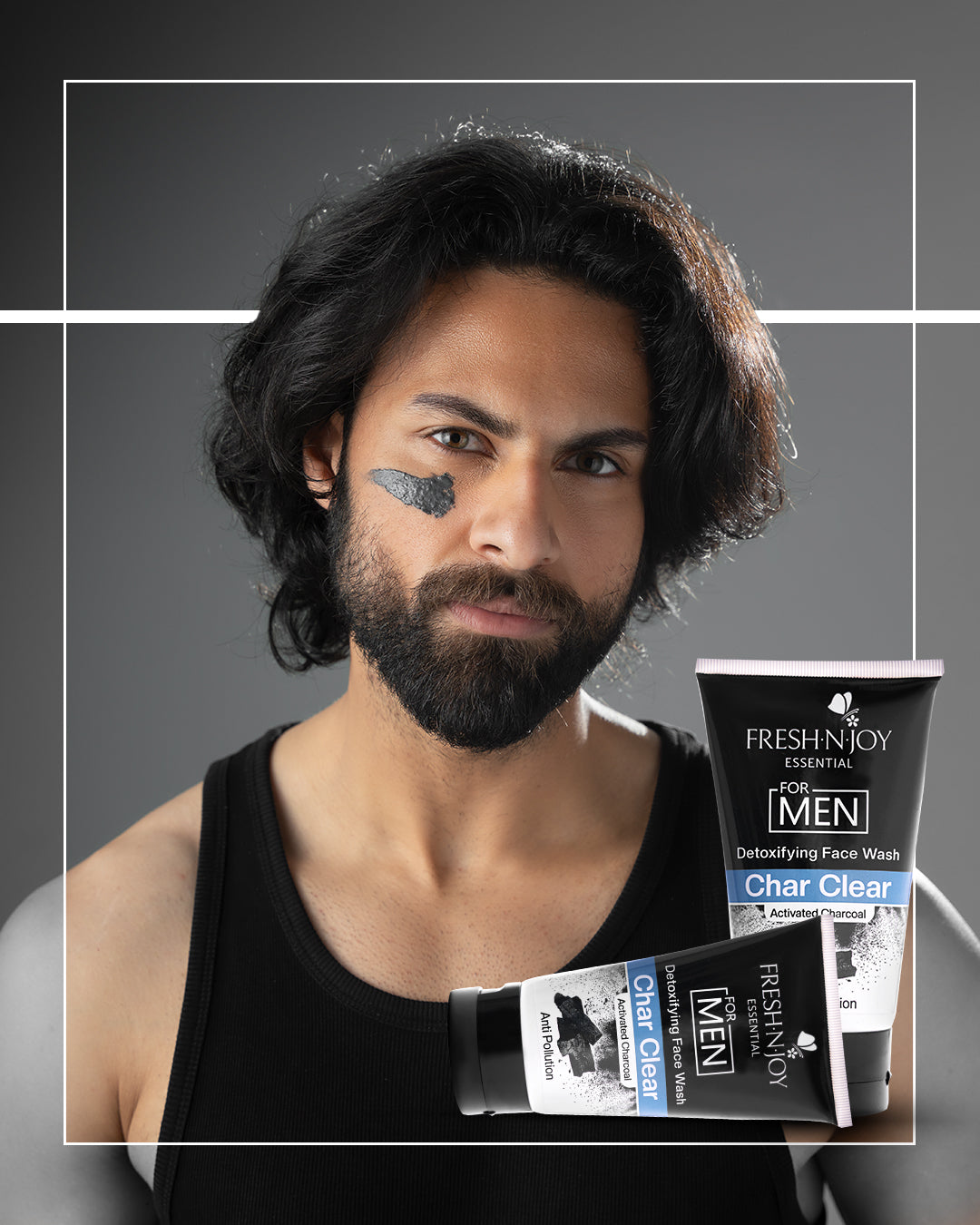 Face Wash For Men - Detoxifying Char Clear