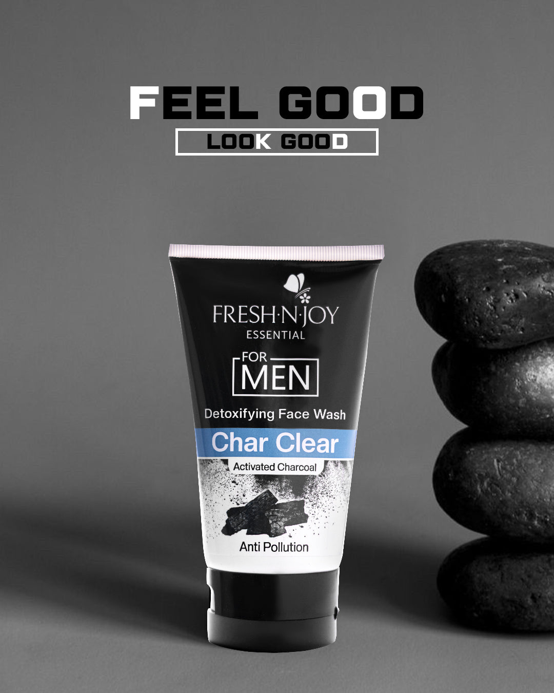 Face Wash For Men - Detoxifying Char Clear