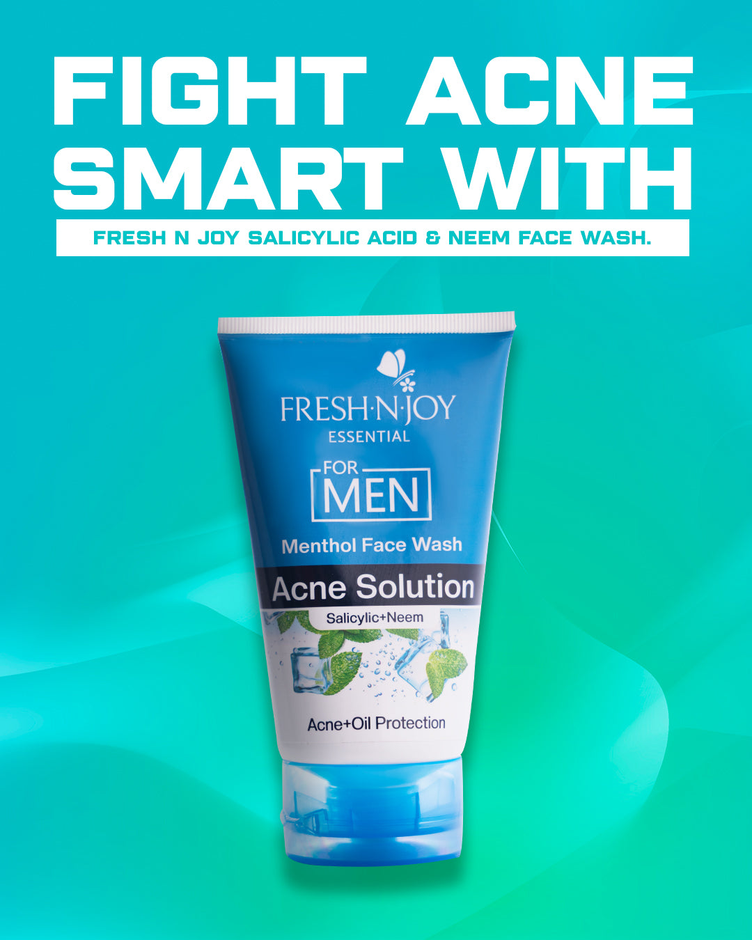 Face Wash For Men - Menthol Acne Solution